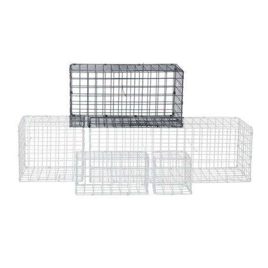 Gabion pré-assemblé et plié L100 x l30 cm