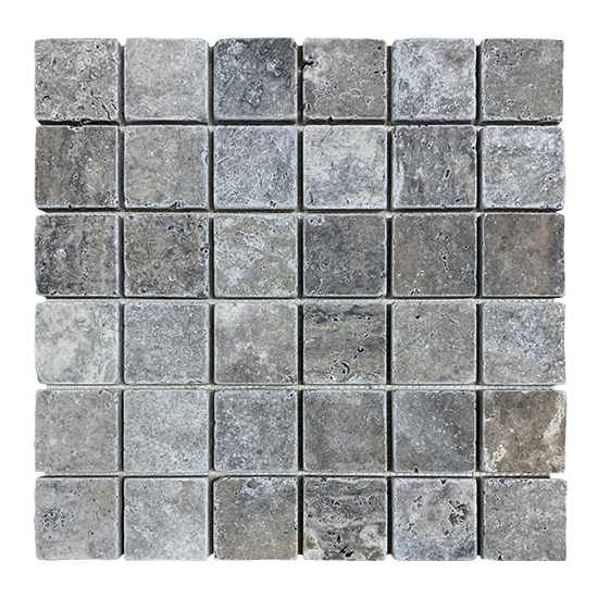 Mosaique travertin SILVER