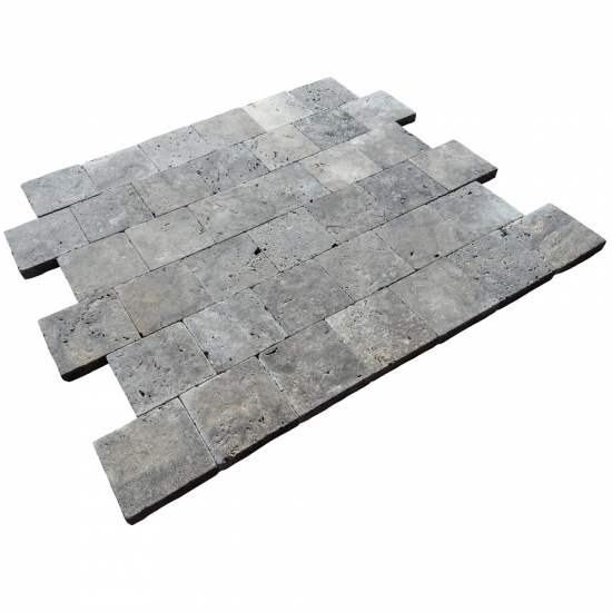 Pavé en travertin Silver 