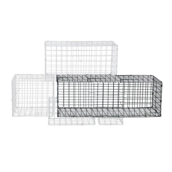 Gabion pré-assemblé et plié L150 x l30 cm