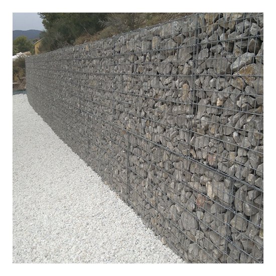 Gabion pré-assemblé et plié L30 x l30 x H30 cm