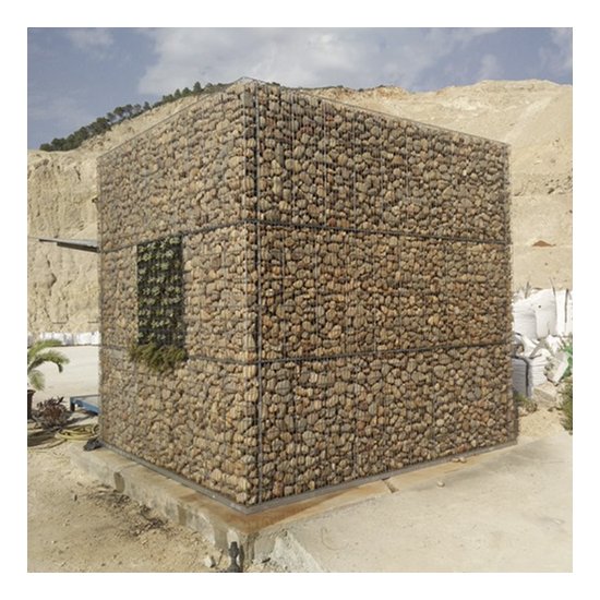 Gabion pré-assemblé et plié L50 x l30 cm