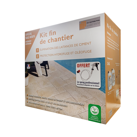 Kit Fin de Chantier Nettoyant et Protection